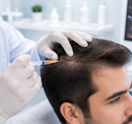 PRP injection or scalp analysis session. (1)