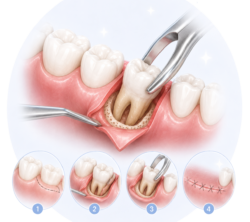 surgical tooth removal